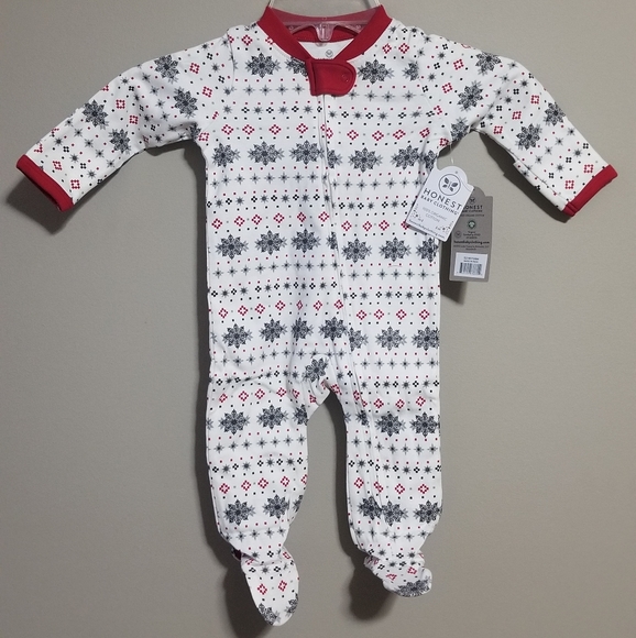 Honest Company Infant set of 2 zip up sleepers - Picture 6 of 9